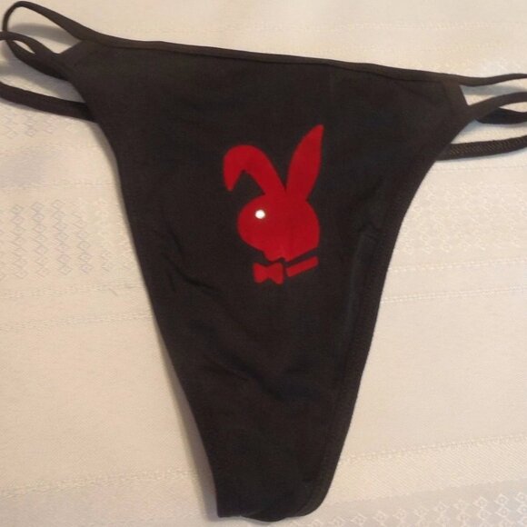 WOMENS Bunny Thong Choice Color Black Red Pink One Size Small Up To 32" NWOT - Picture 12 of 15